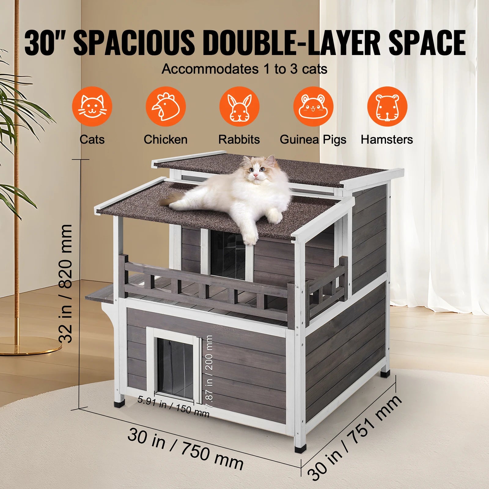 Weatherproof Feral Cat Shelter