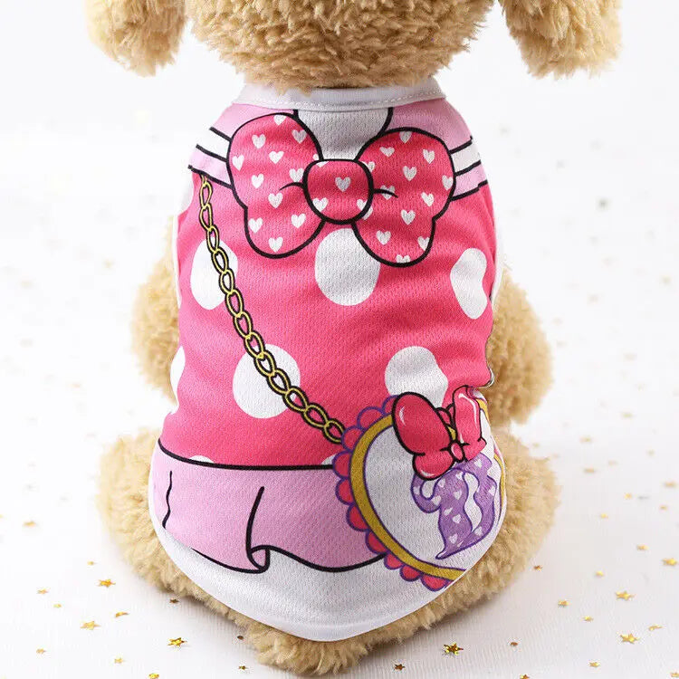Cartoon Print Cotton Apparel