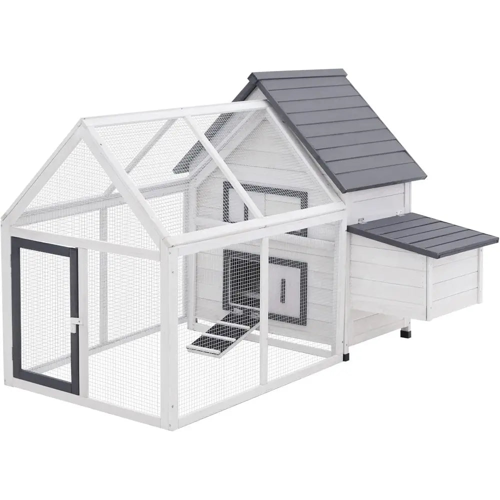 Chicken Coop with Detachable Run