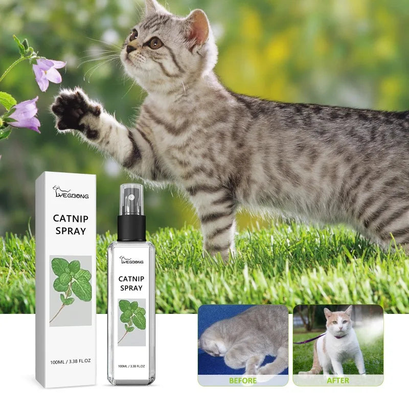 Catnip Spray Relieves Anxious Moods