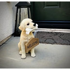 outdoor labrador retriever statue