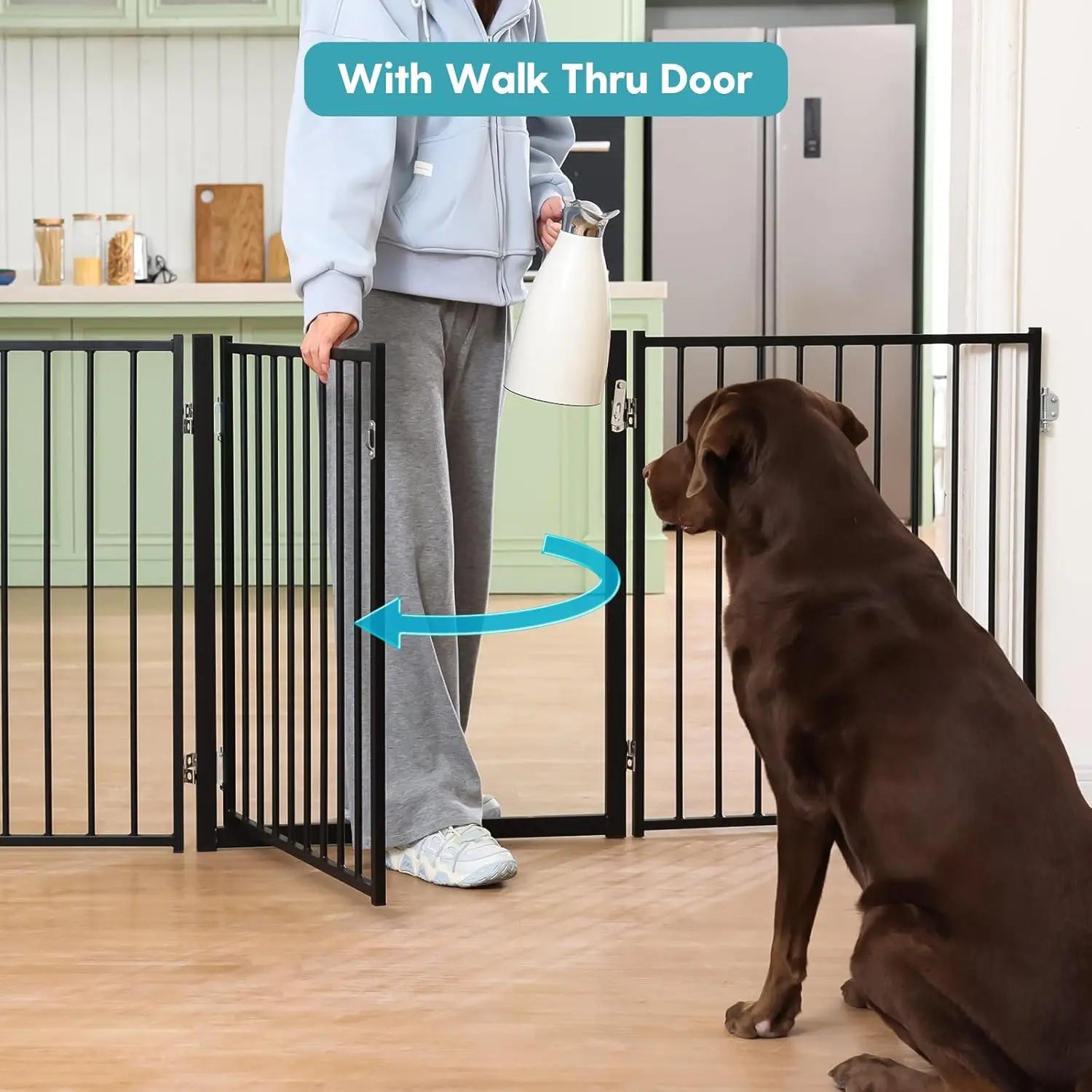 30'' Tall Foldable Dog Gate