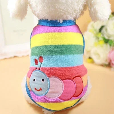 Cartoon Fleece Cat Clothes