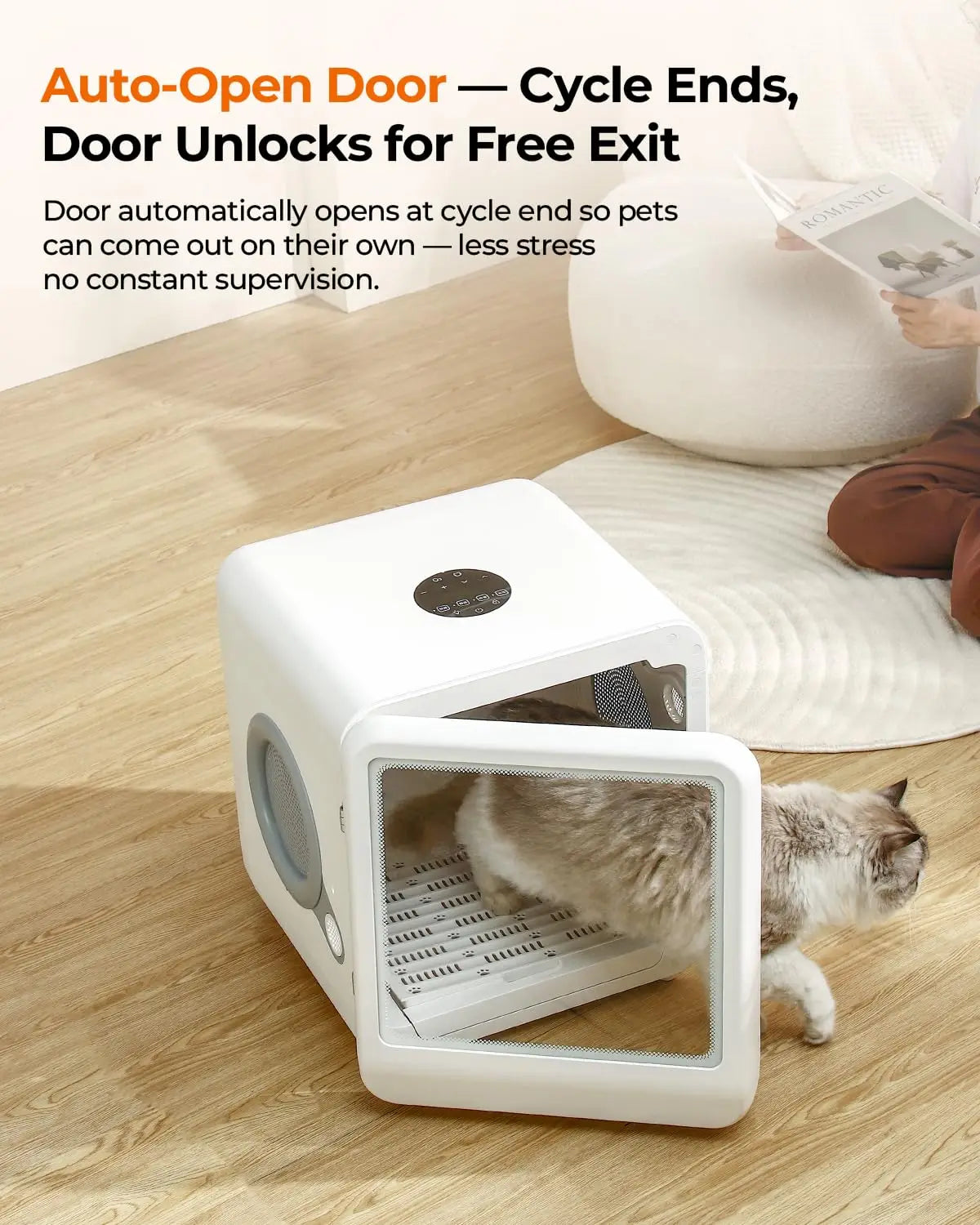 Automatic Pet Dryer for Cats/Small Dogs