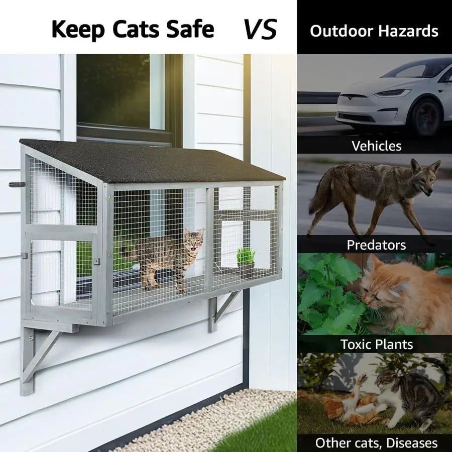 Window Box for Indoor Cats