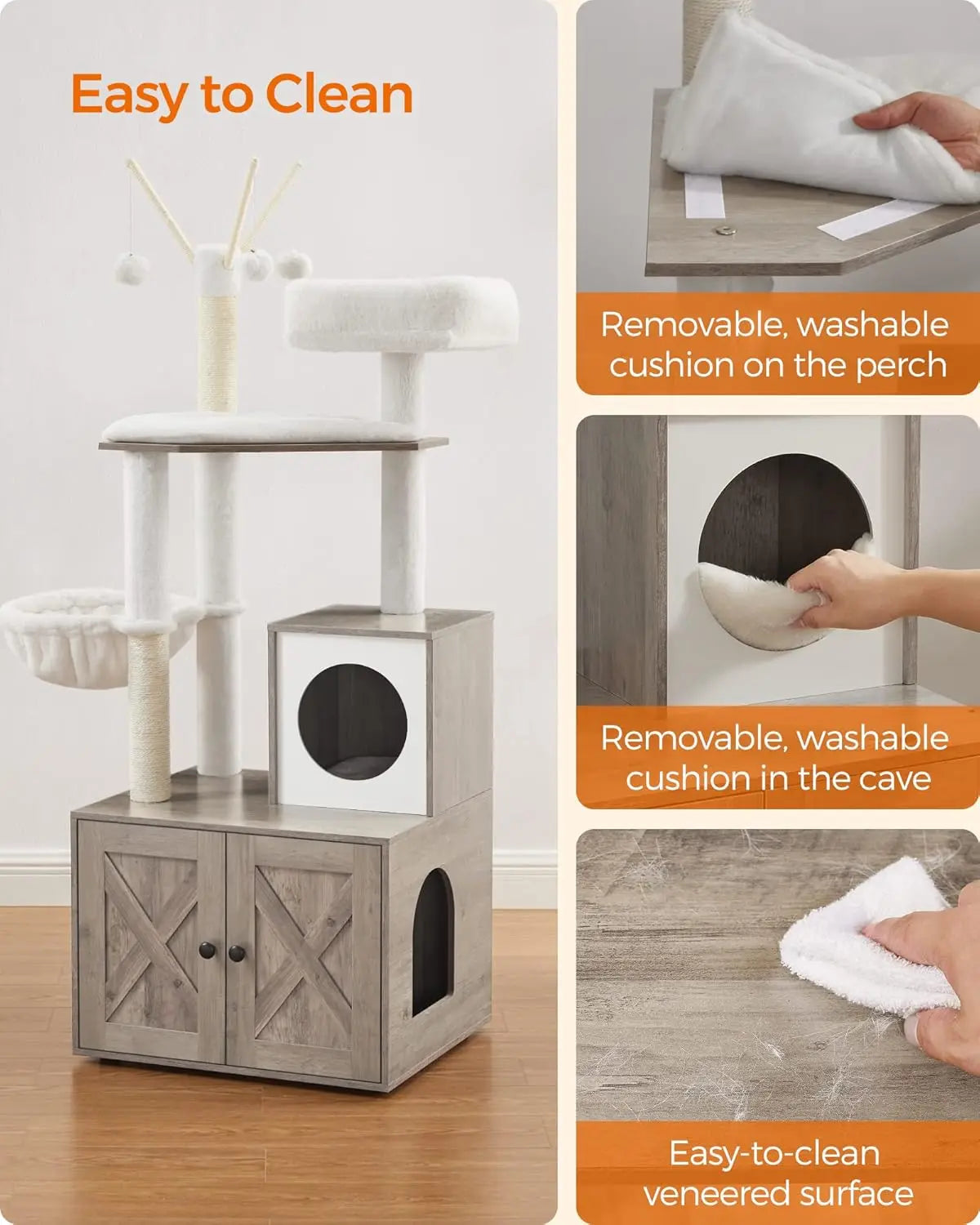 Cat Tree/Litter Box Enclosure