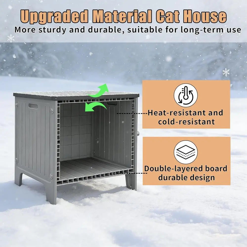 Heated Cat House for feral Cat