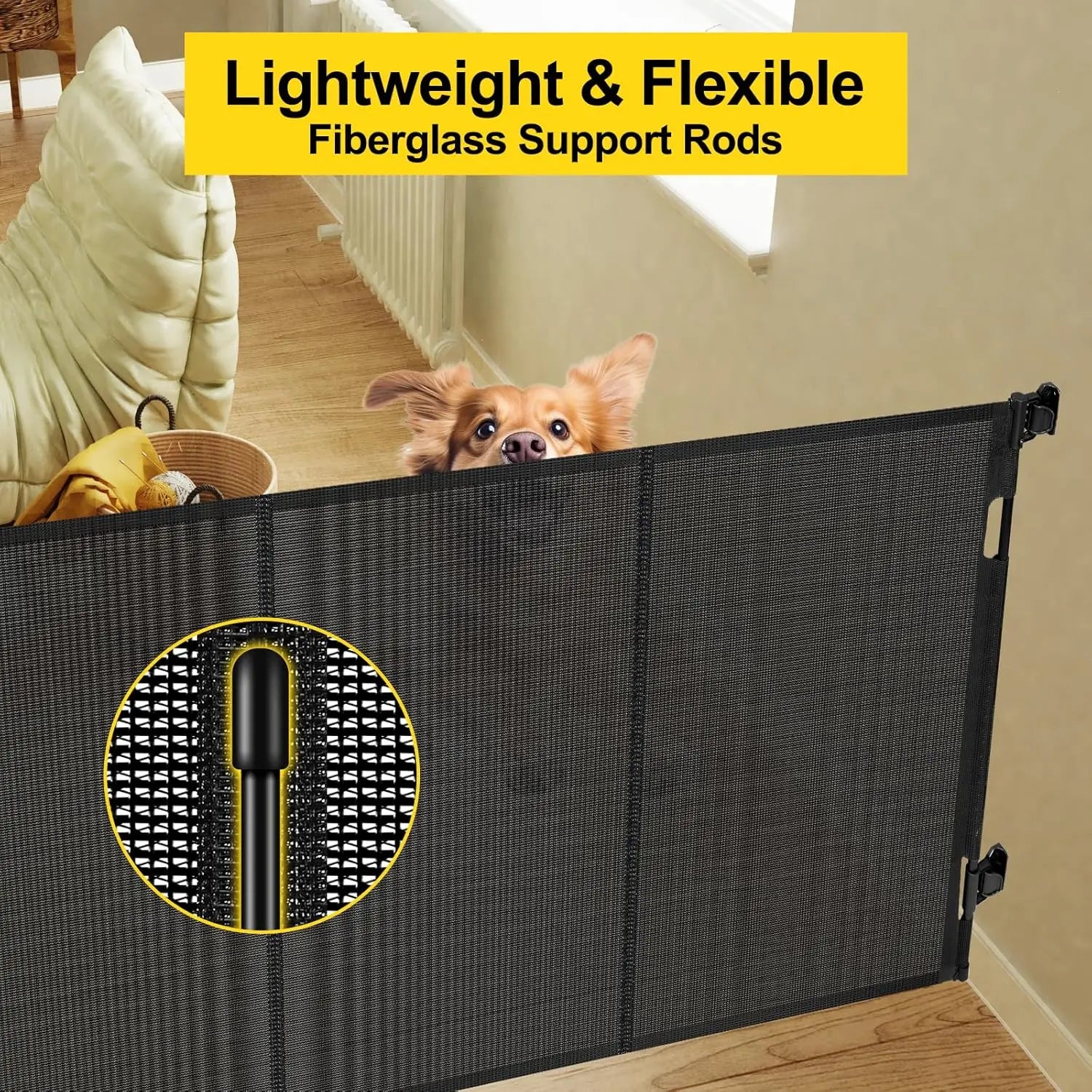 Extra Tall Retractable Gate