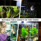 7-Hole Aquarium Plant Holder with Feeder