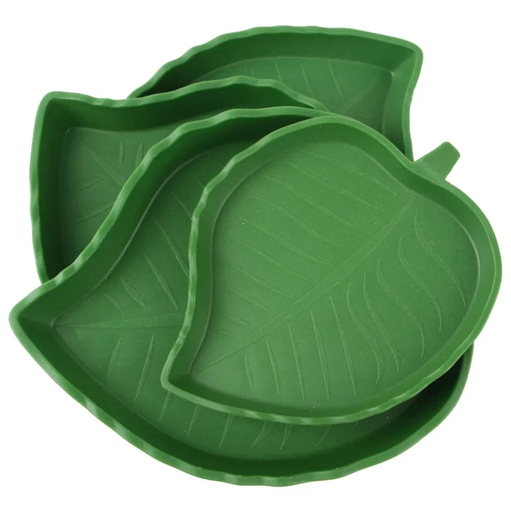 Leaf Shape Reptile Feeder