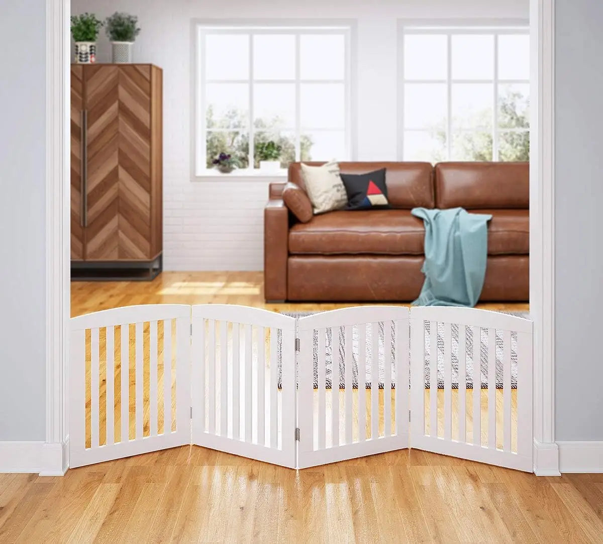 Freestanding Foldable Pet Gate