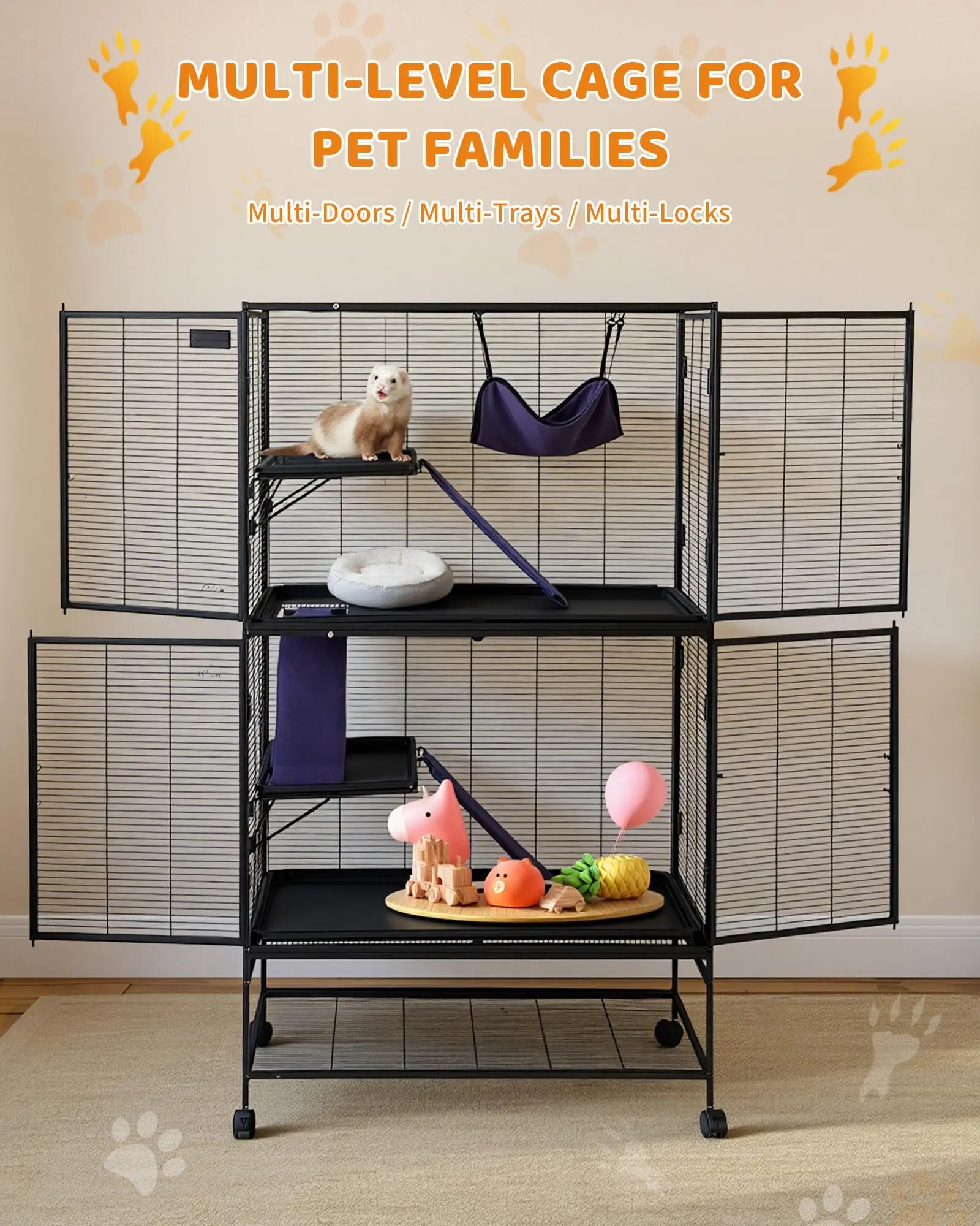 Heavy-Duty Small Animal Cage