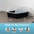 XL Open Top Cat Litter Box