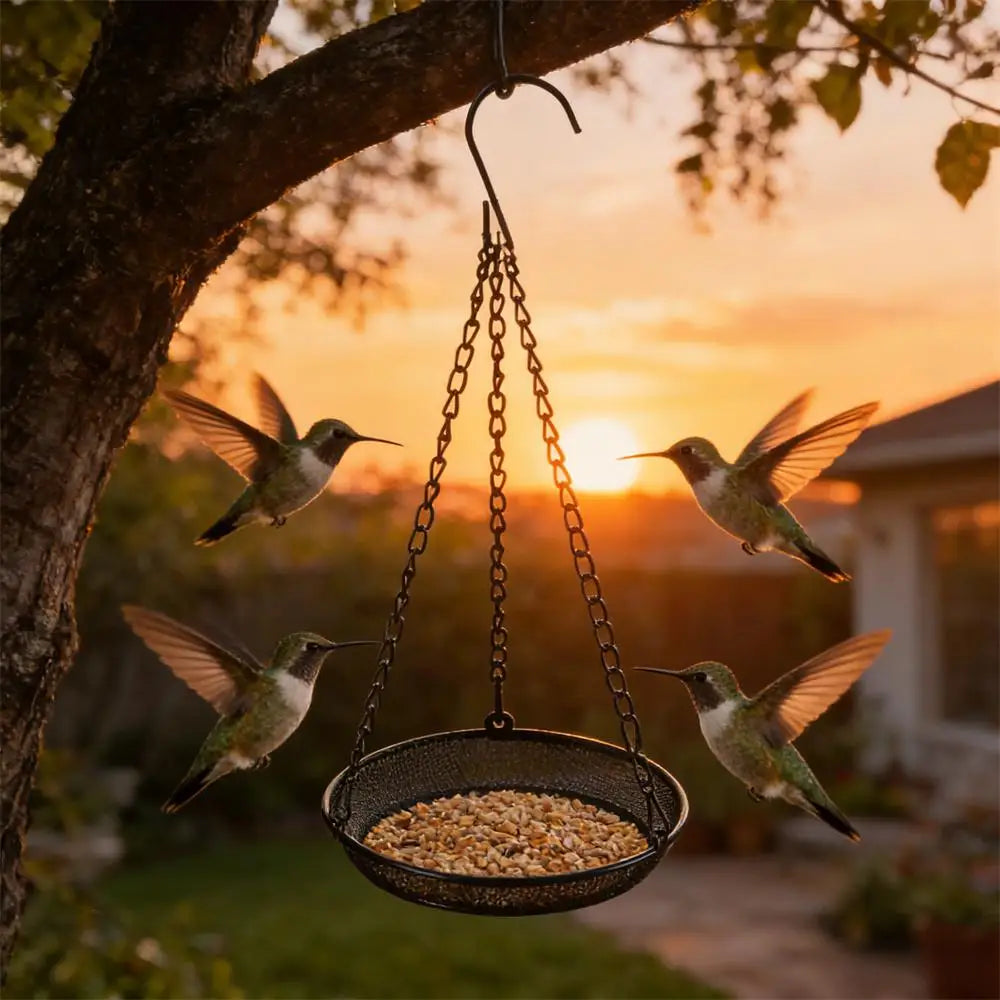 Hanging Bird Feeder Tray