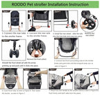 Pet Stroller Jogger All Terrain