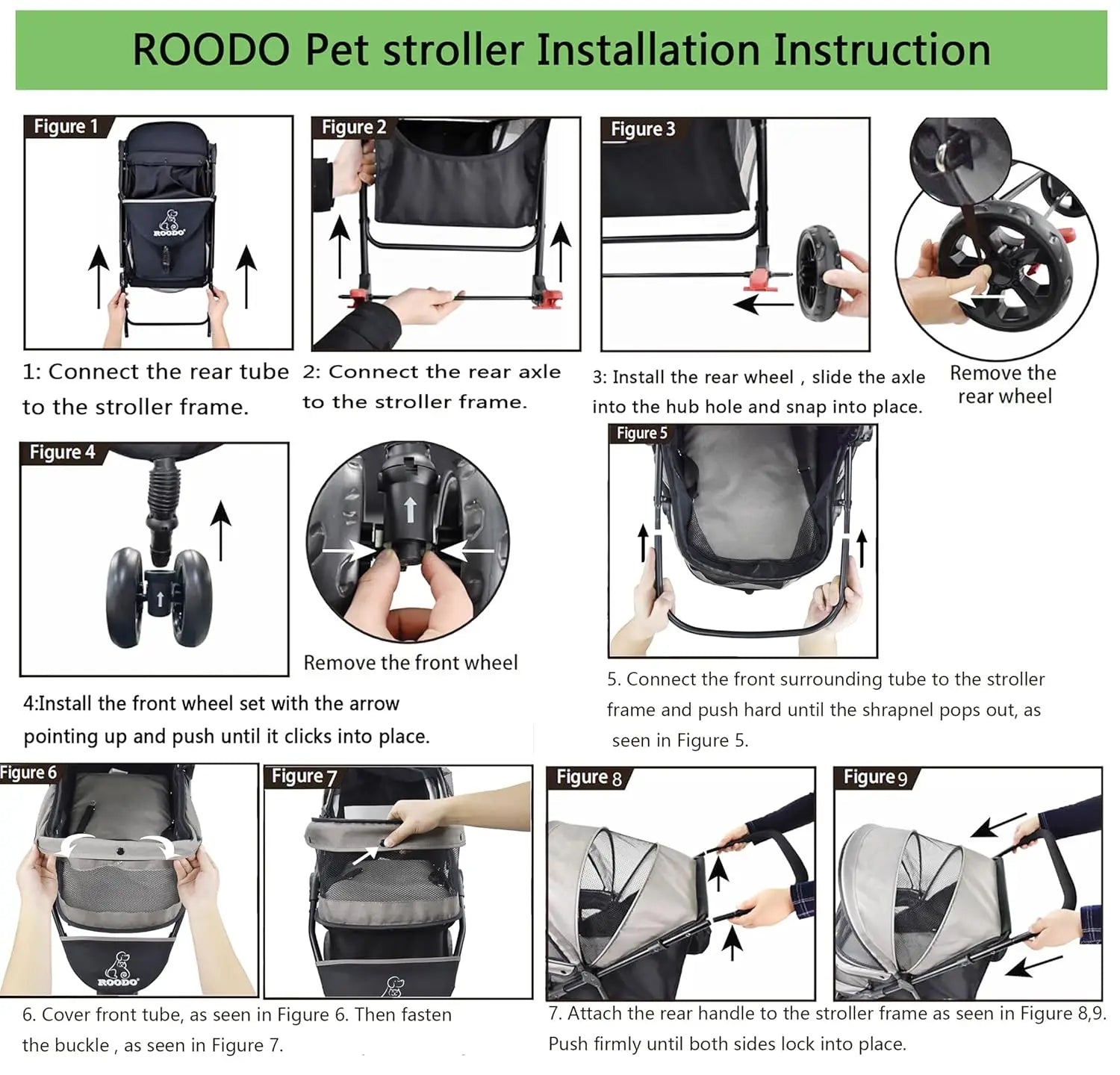 Pet Stroller Jogger All Terrain
