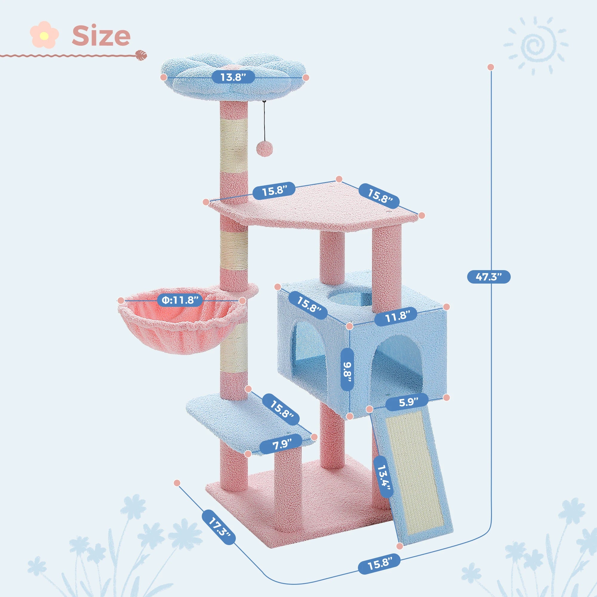Flower Cat Tree