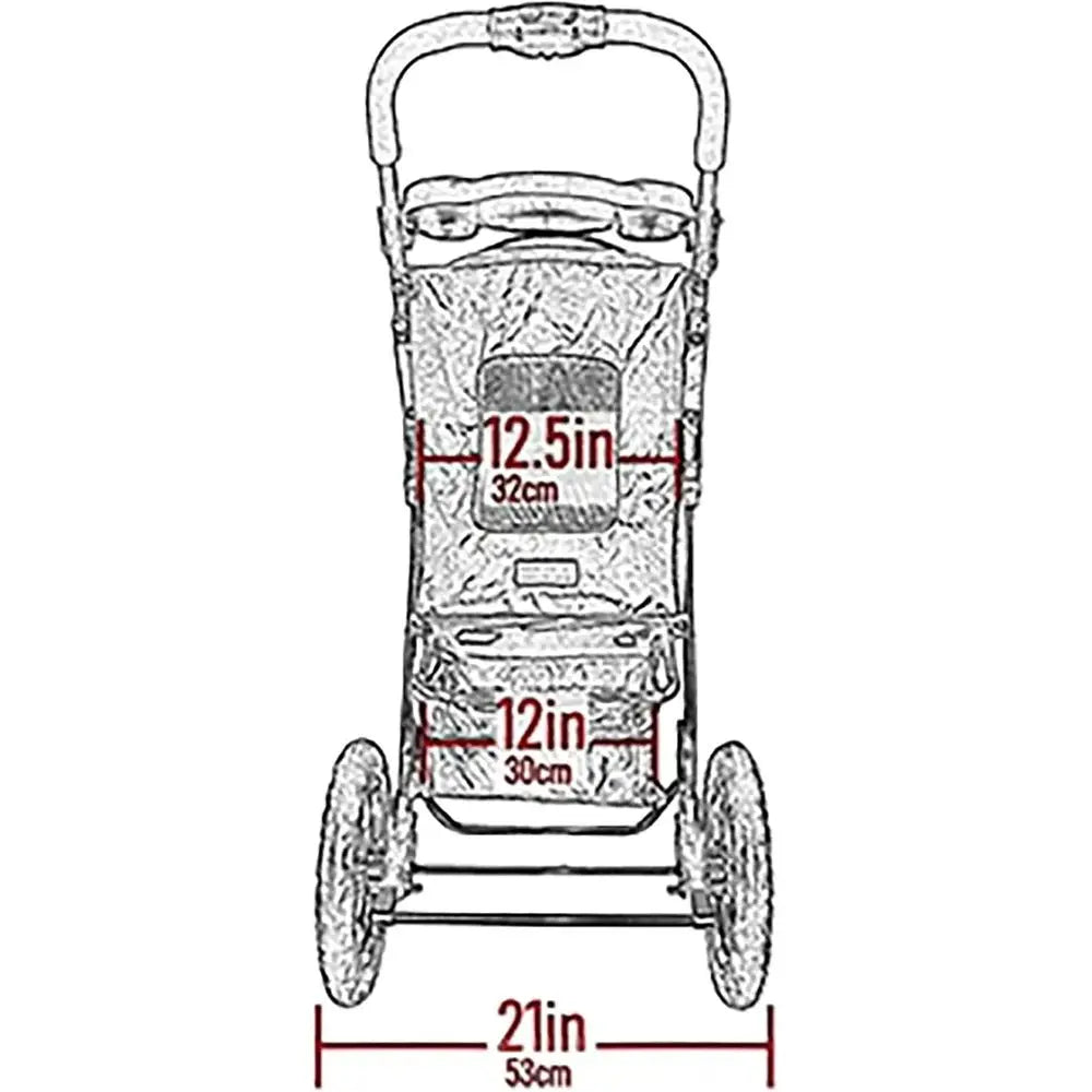 Pet Gear No-Zip AT3 Pet Stroller for Cats/Dogs