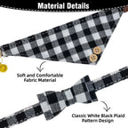 Plaid Dog Bow, Tie, & Bandana Collar