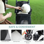 Foldable Stroller for S Dogs/Cats