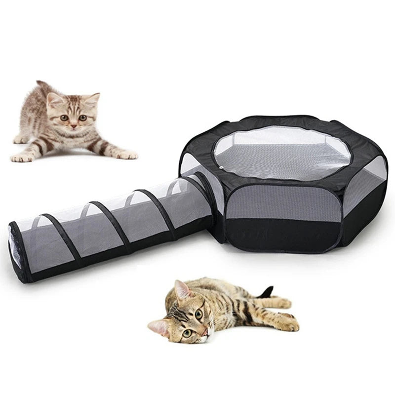 Cat Tunnel House 2 in 1 Interactive