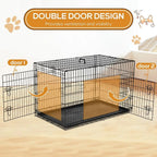 36 Inch Medium Double Door Kennel