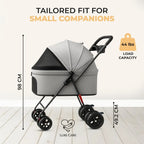Haus 4 Wheel Foldable Pet Stroller