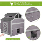 Large Wooden Chicken Coop
