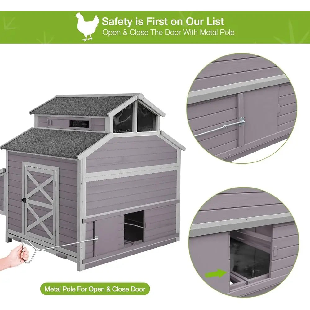 Large Wooden Chicken Coop