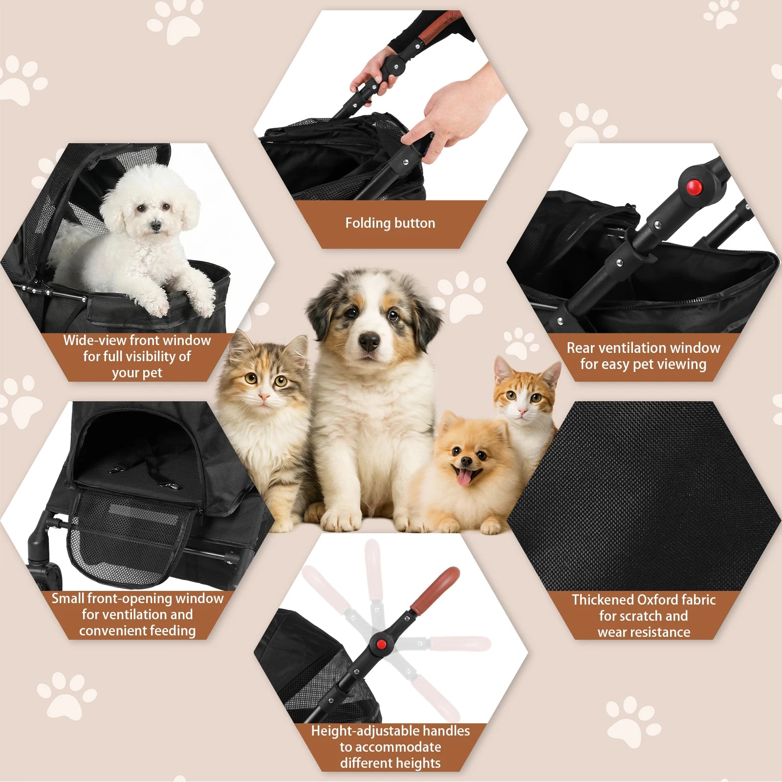 Pet Cart with All-Terrain