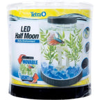 1 Gallon Half Moon Small Fish Tank