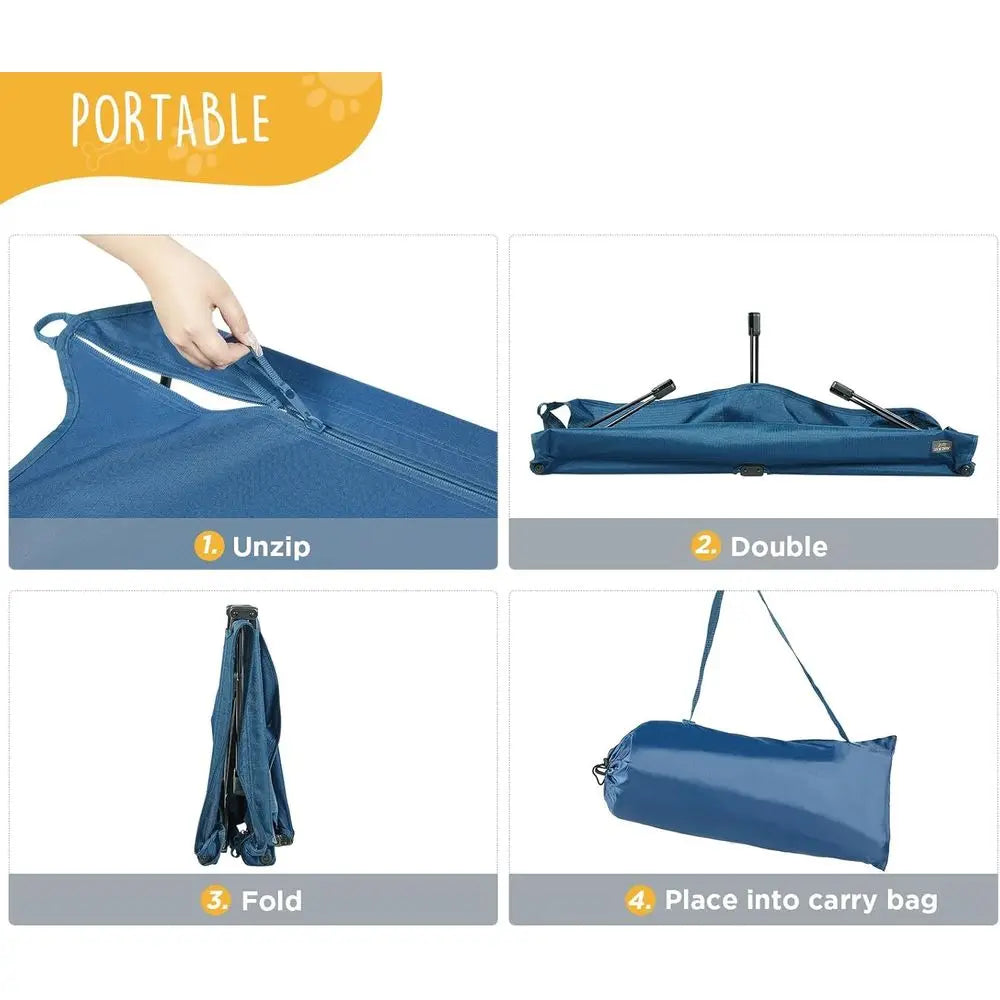 Folding Raised Dog Bed