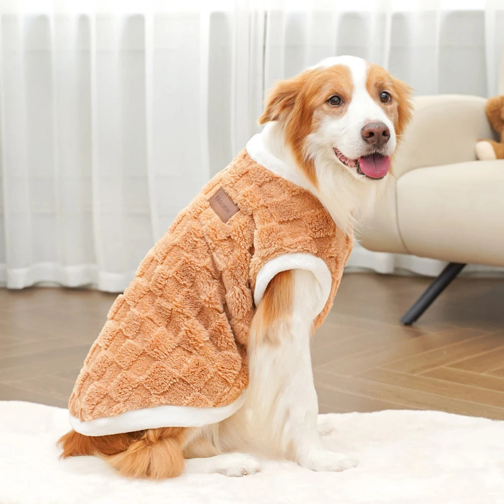 S-6XL Dog Warm Flannel Clothes