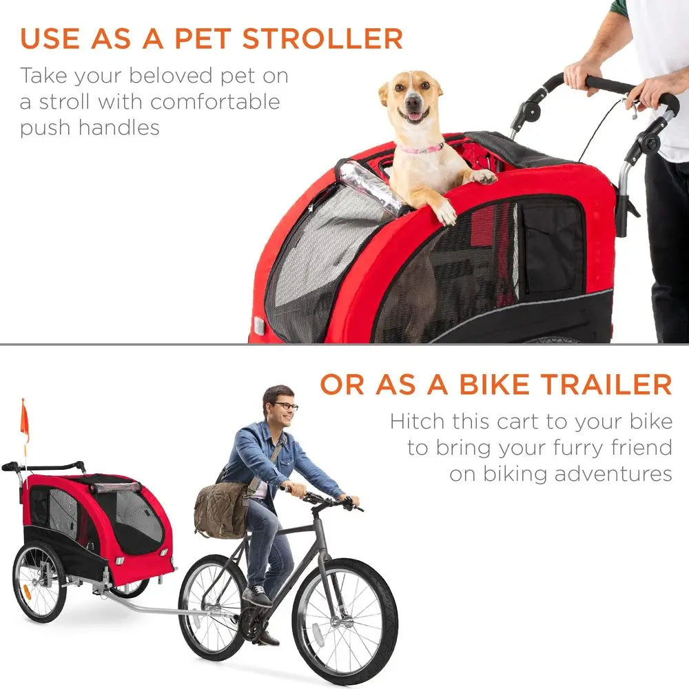 2in1 Dog Bike Trailer
