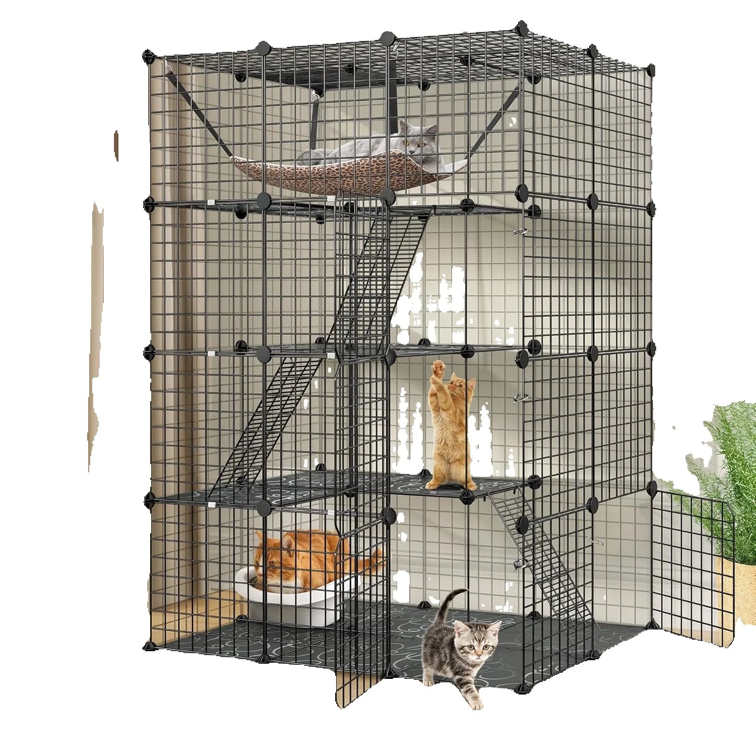 4-Tier Cat Enclosure