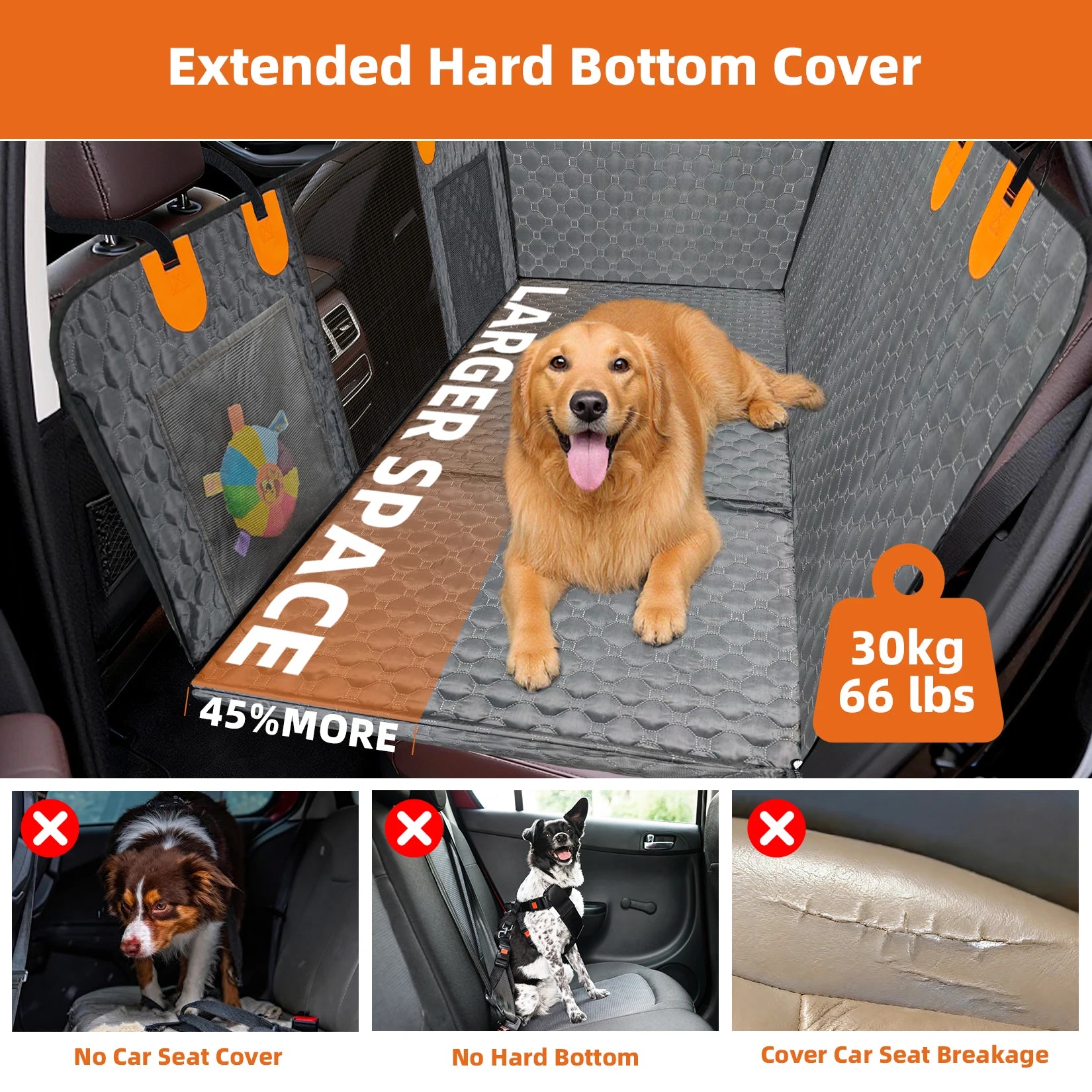 Back Seat Extender for Dog