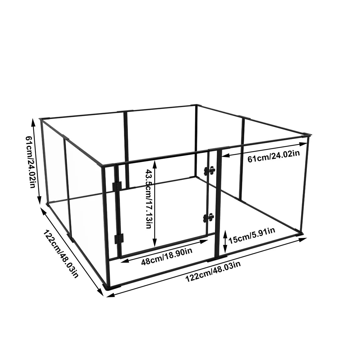 Acrylic Dog Playpen