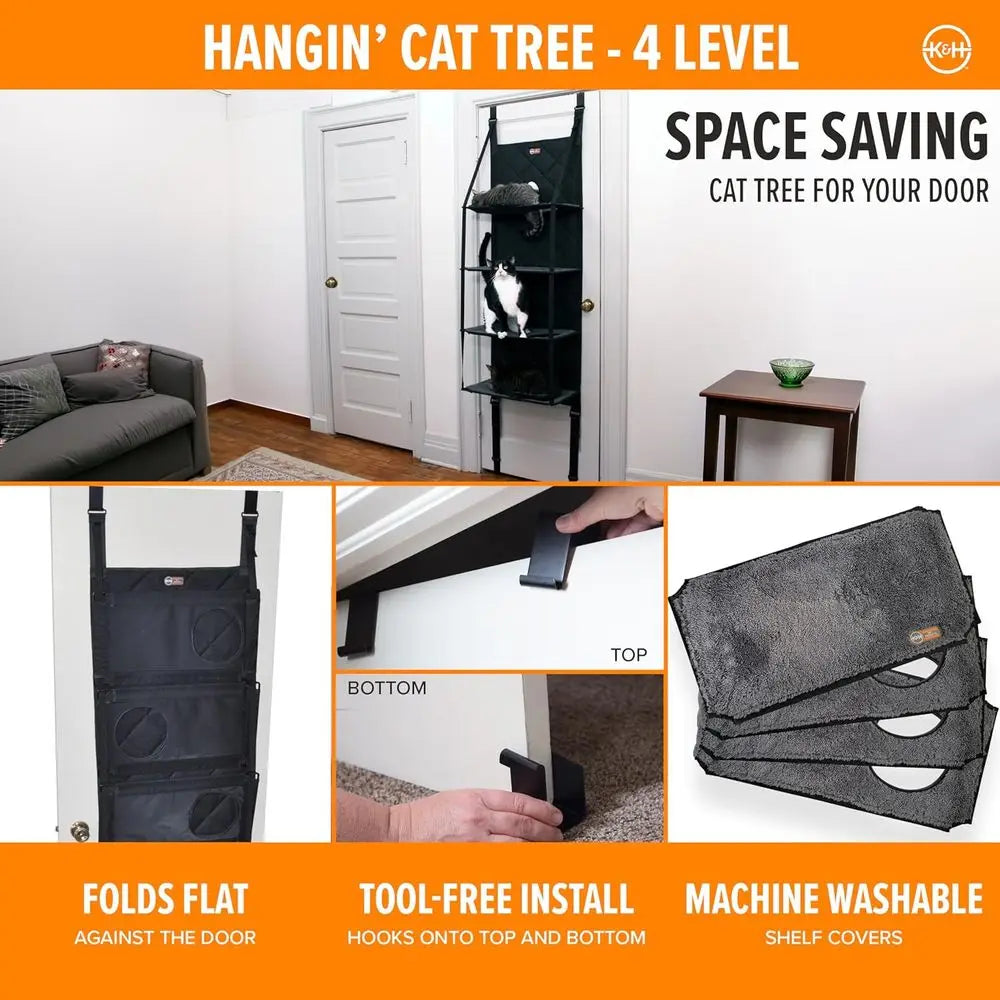 Hanging Cat Tree Door Mounted