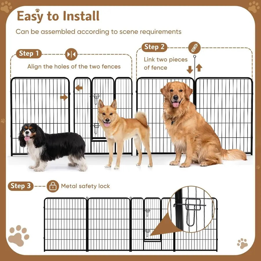 Dog Playpen Metal 40"