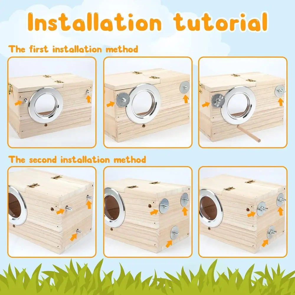 Parakeet Nesting Box