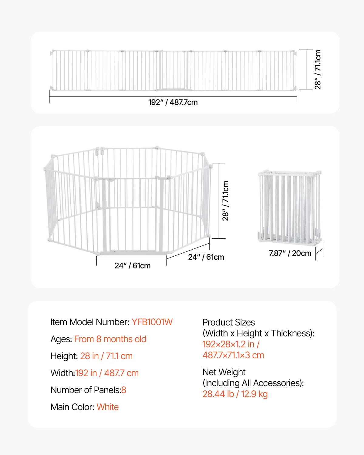 Baby Gate Dog Gate