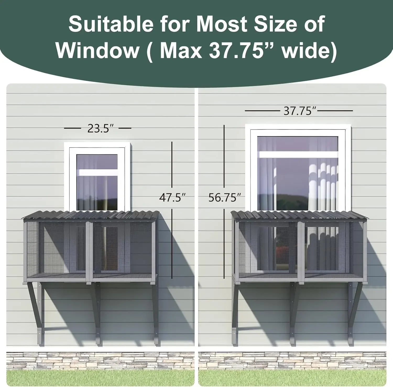 Cat Catio with Mosquito-Proof