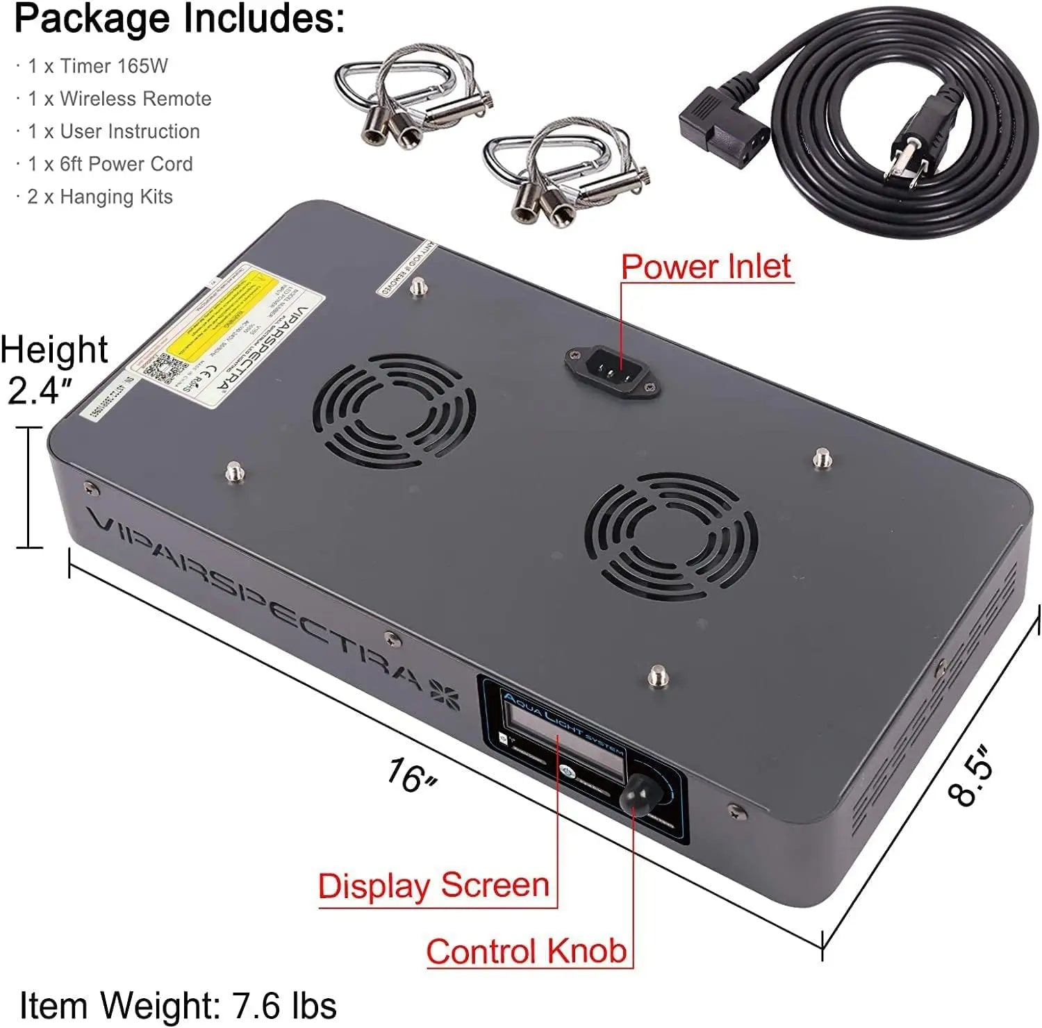 LED Aquarium Light Dimmable Full Spectrum
