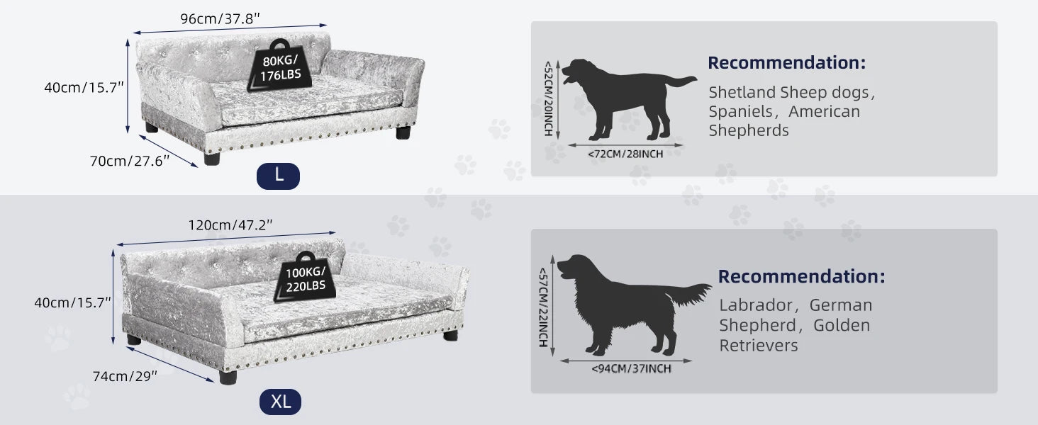 Heavy Duty Pet Sofa Large