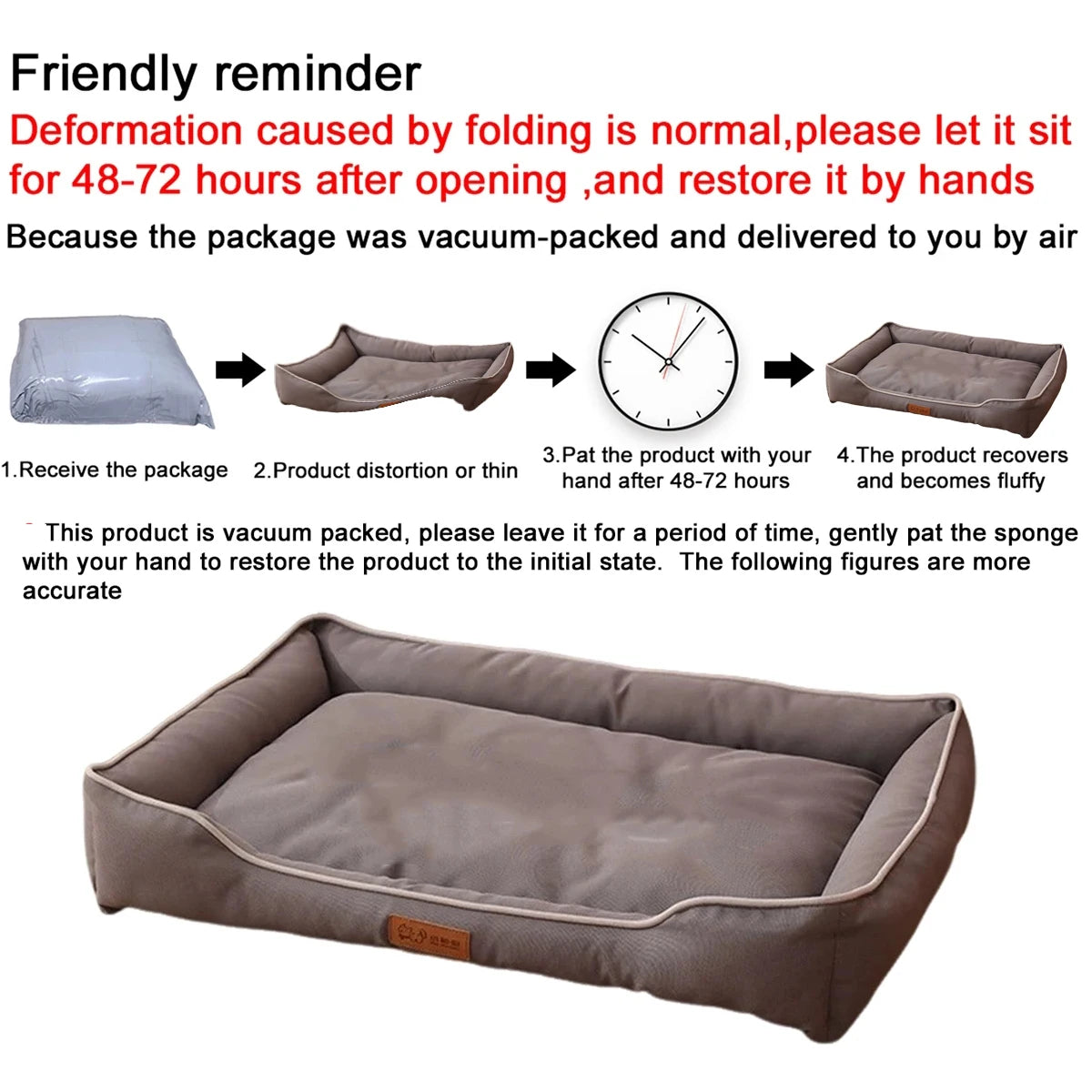 Square Dog/Cat Bed
