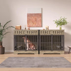 Dog Crate with 2 Drawers, 35.1"