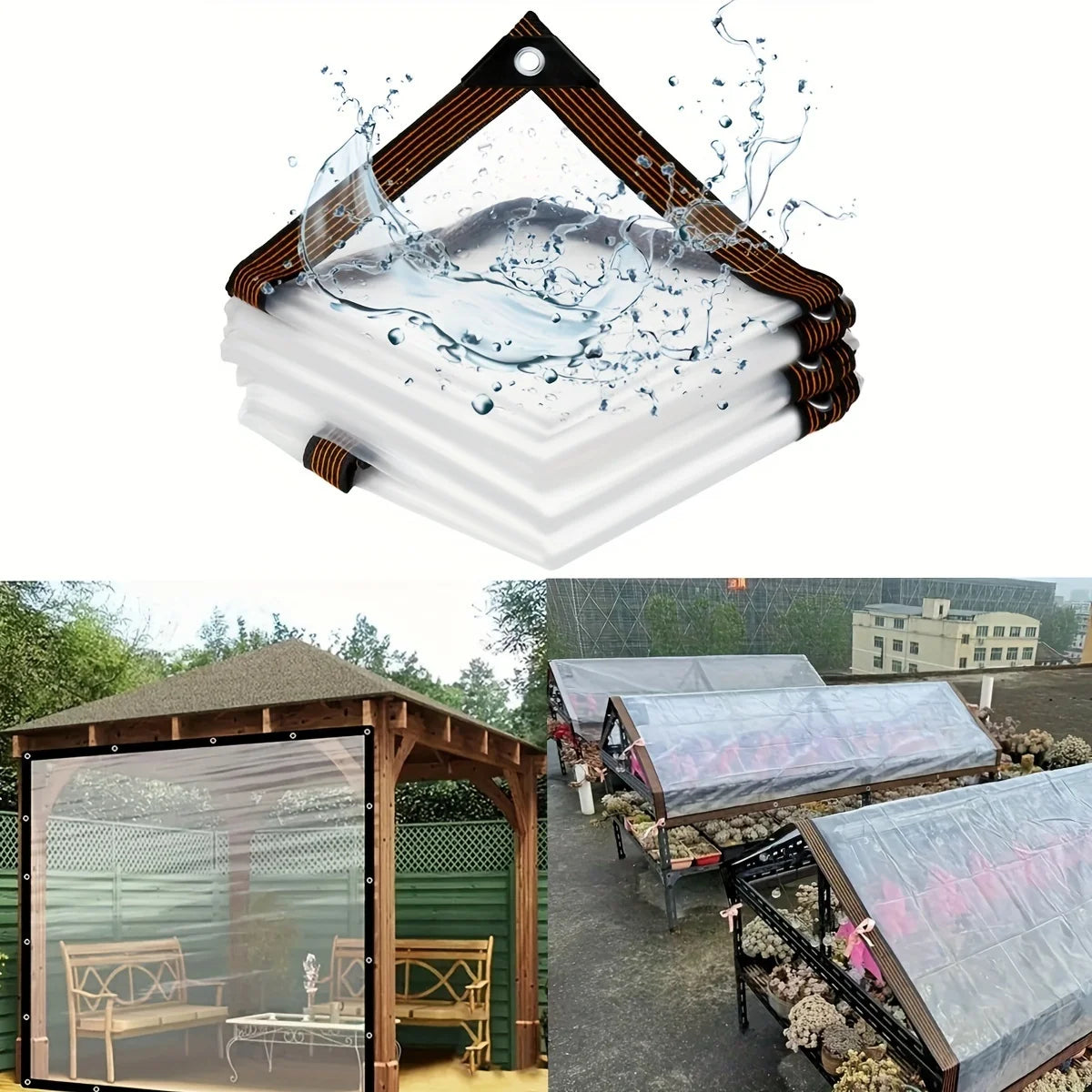 Transparent Rainproof Tarp