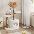 Wood Modern Cat Tree Tower