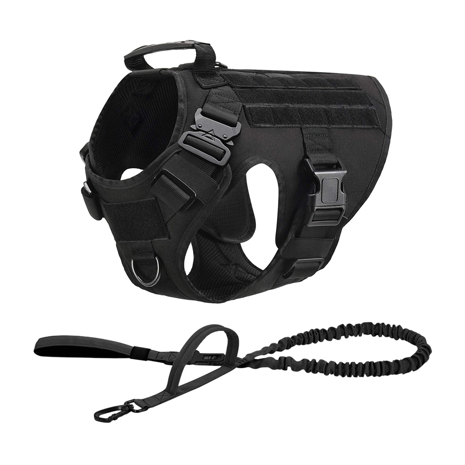 Tactical Harness Collar Leash