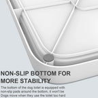 Dog Potty Tray with Pee Wall
